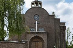 Kirche-St-Paul-Muelfort-Dorfstrasse-Ecke-Altmuelfort-1926